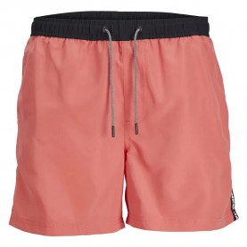 бански,гащета,мъжки,бански,костюми,jack,&,jones,fiji,swimming,shorts,hot,coral,(orange)