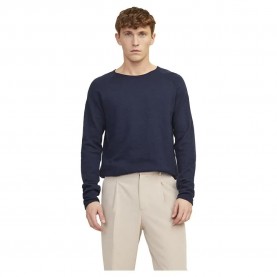 сако,мъжки,пуловери,jack,&,jones,linen,knit,sweater,blue,(navy,blazer)