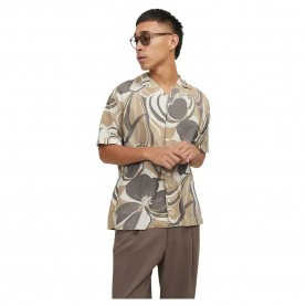 риза,с,къс,ръкав,мъжки,ризи,jack,&,jones,palma,resort,short,sleeve,shirt,travertine,fit,relaxed,fit,(brown)