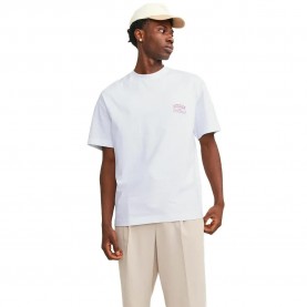 тениска,мъжки,тениски,jack,&,jones,santorini,back,short,sleeve,t,shirt,white,(bright,white)