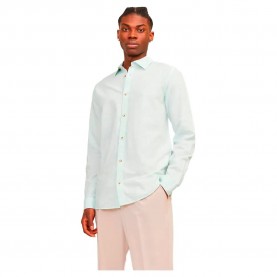 риза,с,дълъг,ръкав,мъжки,ризи,jack,&,jones,summer,linen,long,sleeve,shirt,soothing,sea,(green)