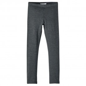Name it Davina Solid SWE leggings - Grey (Dark Grey Melange) детски,клинове,name,it,davina,solid,swe,leggings,grey,(dark,grey,melange)