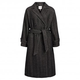 палто,дамски,якета,и,палта,object,keily,coat,medium,grey,melange,pattern,black,herringbone,(black)