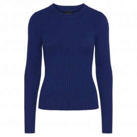 блуза,дамски,пуловери,дамски,плетени,дрехи,pieces,crista,17115047,sweater,blue,(bellwether,blue)
