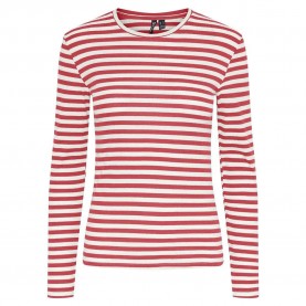 тениска,дамски,тениски,pieces,ruka,long,sleeve,t,shirt,bittersweet,stripes,cloud,dancer,(red)