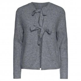 жилетка,дамски,пуловери,дамски,плетени,дрехи,pieces,silly,cardigan,medium,grey,melange,(grey)
