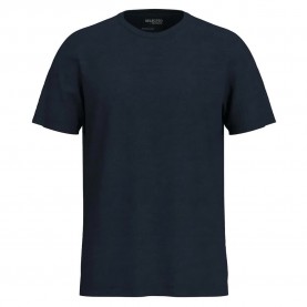тениска,мъжки,тениски,selected,aspen,slub,short,sleeve,t,shirt,navy,blazer,(blue)