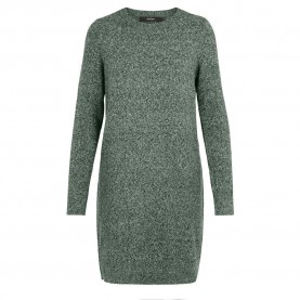 рокля,дамски,поли,и,рокли,vero,moda,doffy,o,neck,noos,short,dress,green,(laurel,wreath,detail,melange)