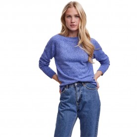 блуза,дамски,пуловери,дамски,плетени,дрехи,vero,moda,doffy,sweater,surf,the,web,detail,melange,(blue)