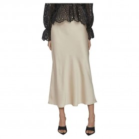 пола,дамски,поли,и,рокли,vila,ellette,midi,skirt,cement,(beige)