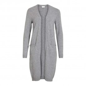 жилетка,дамски,пуловери,дамски,плетени,дрехи,vila,ril,cardigan,grey,(medium,grey,melange)