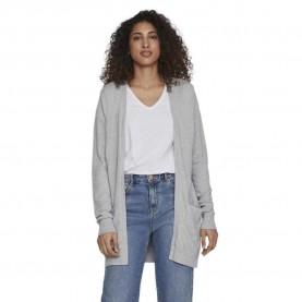 жилетка,дамски,пуловери,дамски,плетени,дрехи,vila,ril,open,cardigan,grey,(medium,grey,melange)
