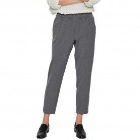 панталони,дамски,панталони,vila,varone,slim,fit,high,waist,pants,medium,grey,melange,(grey)