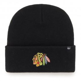 Шапка 47 NHL Chicago Blackhawks Haymaker H beanie - Black / KA шапка,всички,шапки,47,nhl,chicago,blackhawks,haymaker,h,beanie,black,ka