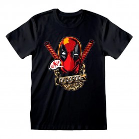 тениска,мъжки,тениски,heroes,marvel,comics,deadpool,gangsta,short,sleeve,t,shirt,red,(red)