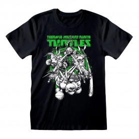 тениска,мъжки,тениски,дамски,тениски,heroes,inc,teenage,mutant,ninja,turtles,freefall,short,sleeve,t,shirt,green,(black)