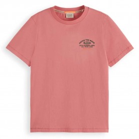 тениска,дамски,тениски,scotch,&,soda,chest,artwork,short,sleeve,t,shirt,pink,(peachy)