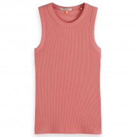 тениска,дамски,тениски,scotch,&,soda,racer,sleeveless,t,shirt,peachy,(pink)