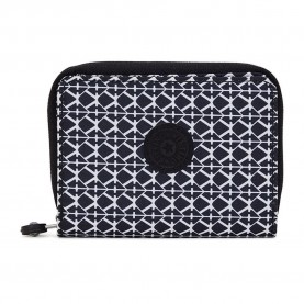 портфейли,и,портмонета,kipling,money,love,wallet,blue,(signature,print)