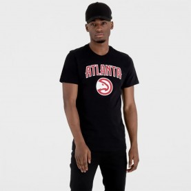 тениска,мъжки,тениски,new,era,nba,regular,atlanta,hawks,short,sleeve,t,shirt,black,(black)