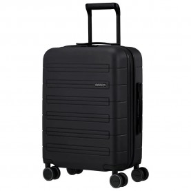 куфари,american,tourister,novastream,spinner,55,expandable,36,41l,trolley,bag,black,(dark,slate)