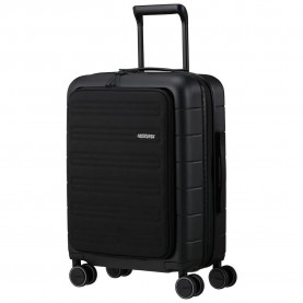 куфари,american,tourister,novastream,spinner,55,smart,expandable,35,39l,trolley,bag,black,(dark,slate)