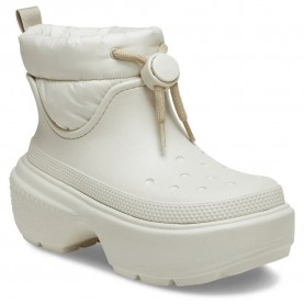обувки,дамски,боти,дамски,високи,обувки,за,ходене,crocs,stomp,puff,boots,white
