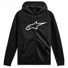 блуза,мъжки,пуловери,alpinestars,ageless,v3,full,zip,sweatshirt,black,(black,white)