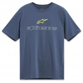 тениска,мъжки,тениски,alpinestars,linear,trace,short,sleeve,t,shirt,blue,(slate,blue)
