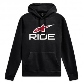 суичър,мъжки,пуловери,alpinestars,ride,v3,hoodie,black,white,red,(black)