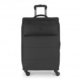 куфари,gabol,florida,soft,spinner,expandable,50.4,62.4l,trolley,bag,black