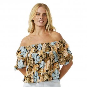 дамски,блузи,дамски,ризи,rip,curl,follow,the,sun,fashion,short,sleeve,blouse,black