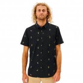 риза,с,къс,ръкав,мъжки,ризи,rip,curl,hula,breach,short,sleeve,shirt,black