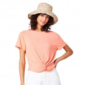 тениска,дамски,тениски,rip,curl,lauria,rib,short,sleeve,t,shirt,orange,(coral)