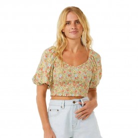 дамски,блузи,дамски,ризи,rip,curl,sea,of,dreams,short,sleeve,blouse,yellow