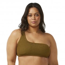 дамски,бански,костюми,rip,curl,sunshine,one,shoulder,bikini,top,dark,olive,(brown)