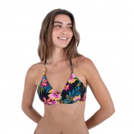 дамски,бански,костюми,hurley,fiji,fantasy,adjustable,bikini,top,multicolor,(floral,print)