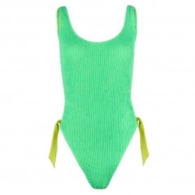 Бански костюм Hurley Solid Scrunch Moderate swimsuit - Green (Seafoam) бански,костюм,дамски,бански,костюми,hurley,solid,scrunch,moderate,swimsuit,green,(seafoam)