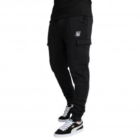 панталони,мъжки,панталони,siksilk,essential,cargo,pants,black