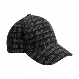шапка,всички,шапки,siksilk,jacquard,denim,trucker,cap,black