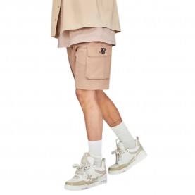 къси,панталони,мъжки,панталони,siksilk,flight,embroidered,logo,cargo,shorts,brown