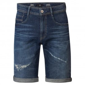 къси,панталони,мъжки,панталони,petrol,industries,boyd,ripped,repaired,relaxed,fit,denim,shorts,blue