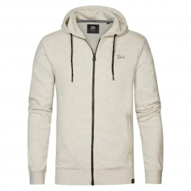 блуза,мъжки,пуловери,petrol,industries,m,1040,swh303,full,zip,sweatshirt,beige,(antique,white,melee)