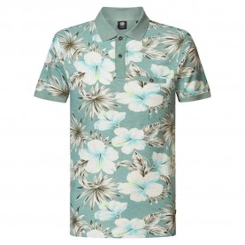 Petrol industries POL908 short sleeve polo - Multicolor (Aqua Grey) дамски,блузи,с,яка,мъжки,блузи,с,яка,petrol,industries,pol908,short,sleeve,polo,multicolor,(aqua,grey)