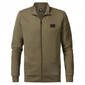 блуза,мъжки,пуловери,petrol,industries,swc333,half,zip,sweater,brown