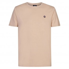 тениска,мъжки,тениски,petrol,industries,tsr002,short,sleeve,t,shirt,beige,(peach)