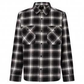 карирана,риза,мъжки,ризи,oakley,90s,plaid,long,sleeve,shirt,black,(grey,black,check)