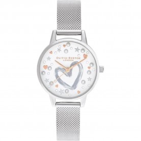 часовник,часовници,olivia,burton,ob16lh12,watch,silver,(silver,silver,white)