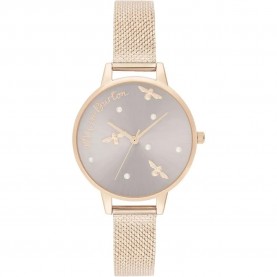 часовник,часовници,olivia,burton,ob16pq04,watch,golden,(golden,golden,grey)