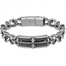 бижутерия,police,peagb2120402,bracelet,silver